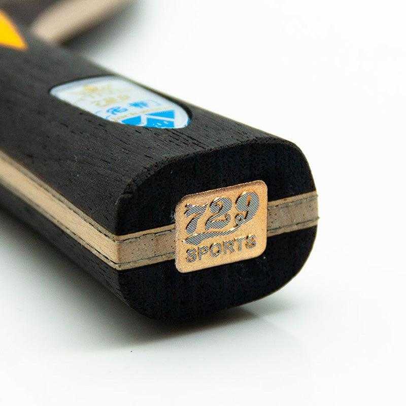 Friendship 729 Black Ebony King KLC Carbon 7 Ply Blade - Table Tennis Hub