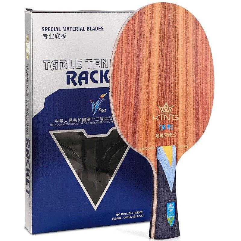 Friendship 729 Rosewood King KLC 7 Ply Carbon Blade Racket - Table Tennis Hub