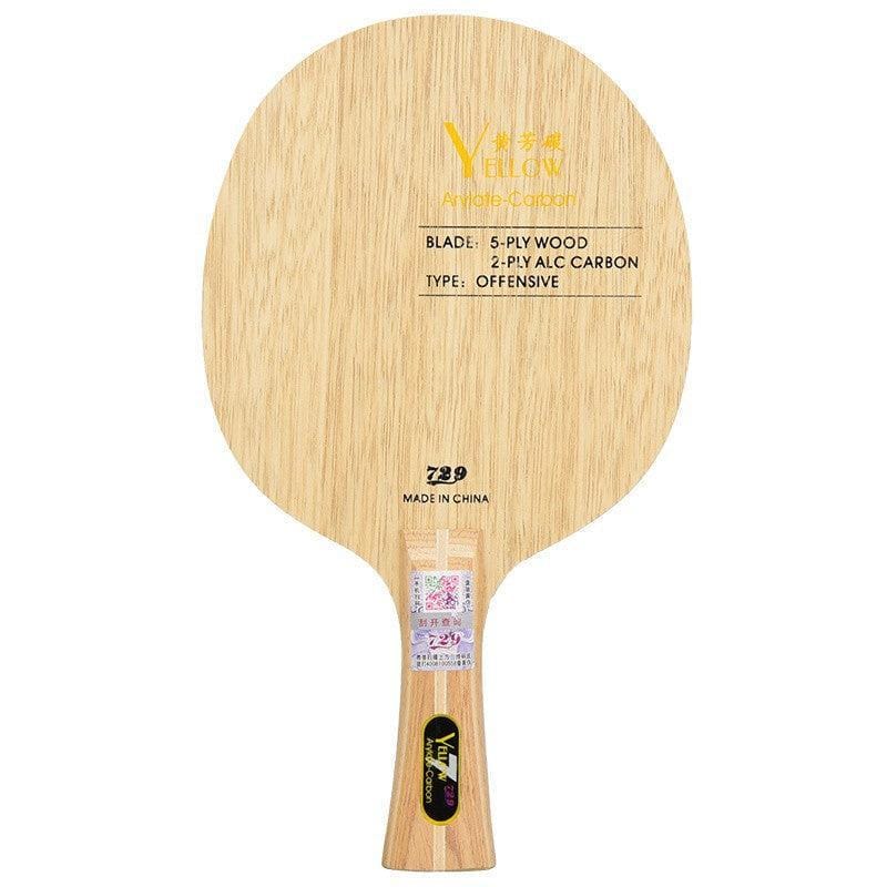 Friendship 729 Yellow ALC Arylate Carbon 7 Ply Blade - Table Tennis Hub