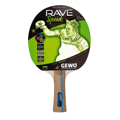GEWO Rave Speed Intermediate Table Tennis Bat - Table Tennis Hub