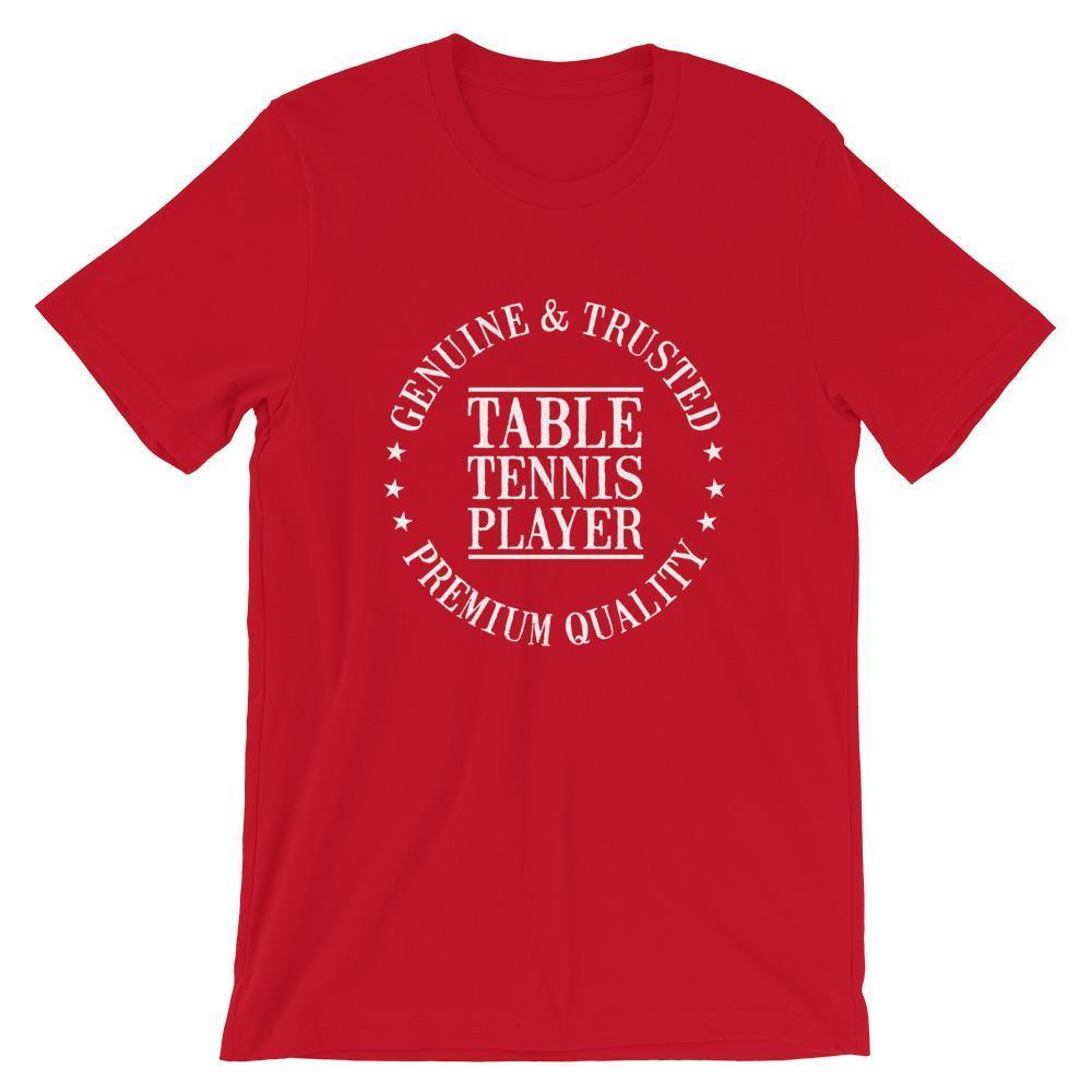 Genuine & Trusted Table Tennis Player T-Shirt - Table Tennis Hub