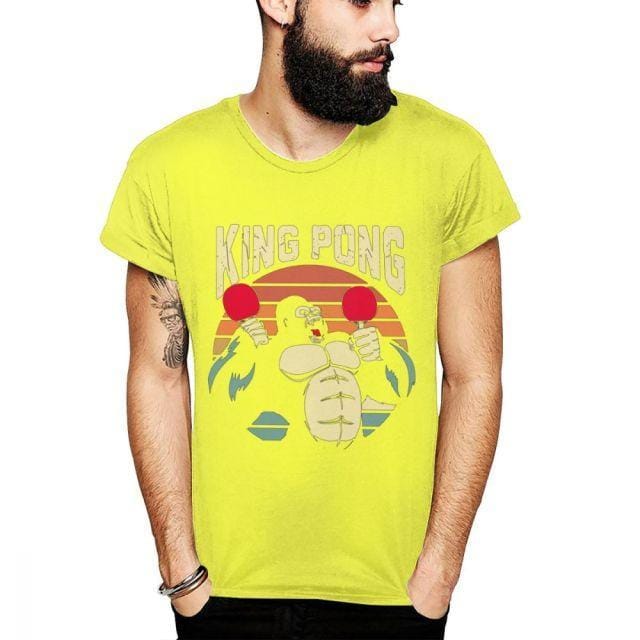 Gorilla King Pong Table Tennis T Shirt - Table Tennis Hub