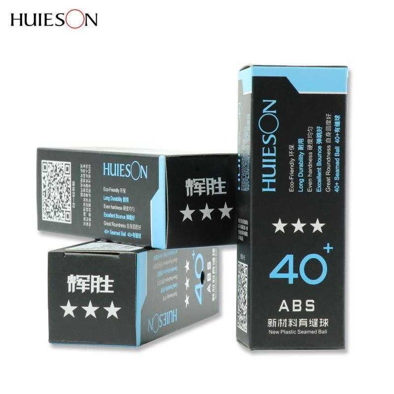 Huieson 3 Star Plastic S40+ ABS Table Tennis Balls - Table Tennis Hub