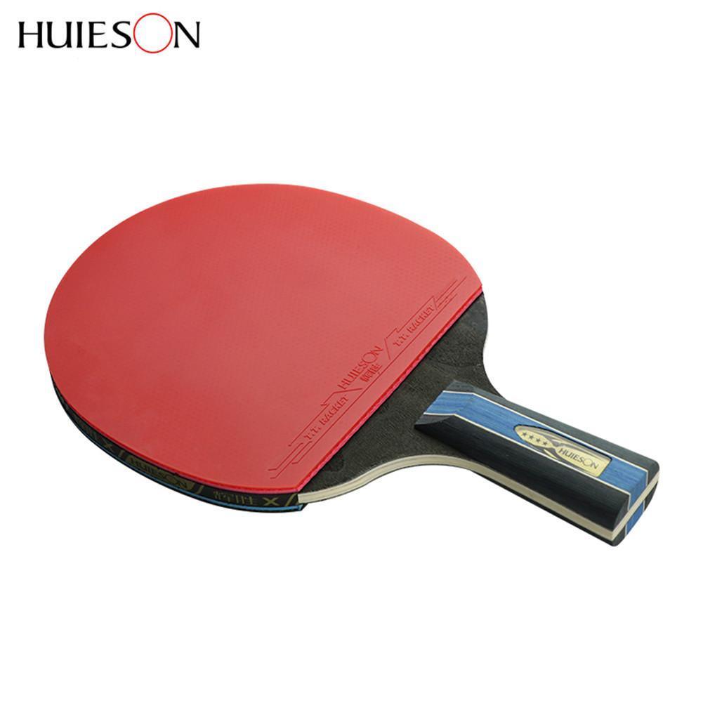 Huieson 4 Star 7 Ply Table Tennis Bat + Case - Table Tennis Hub
