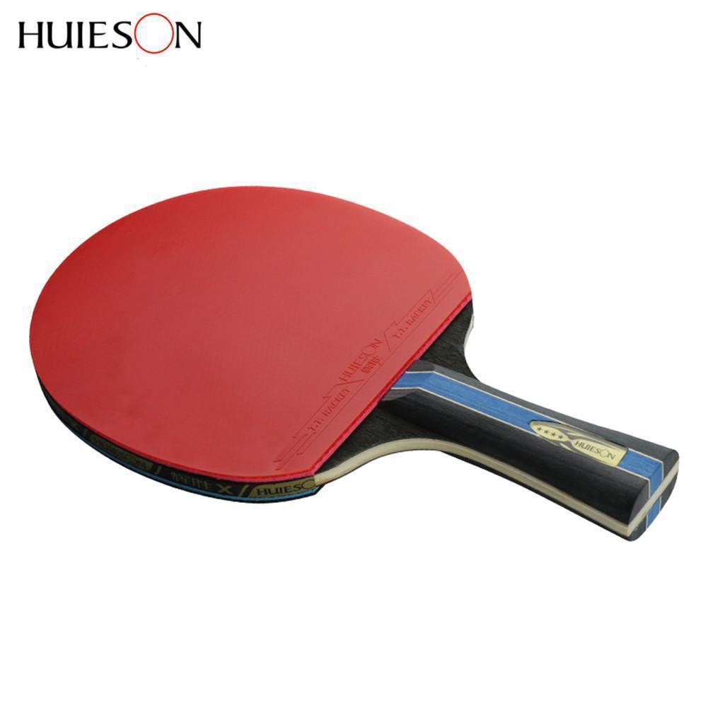 Huieson 4 Star 7 Ply Table Tennis Bat + Case - Table Tennis Hub