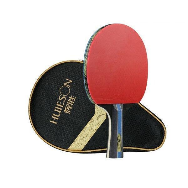 Huieson 4 Star 7 Ply Table Tennis Bat + Case - Table Tennis Hub