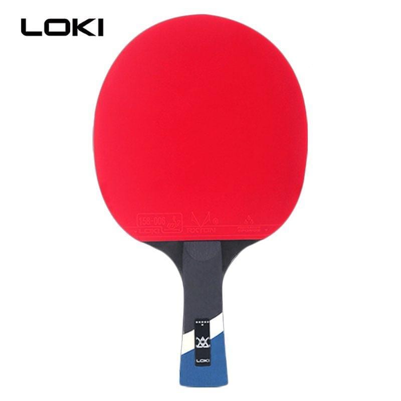 LOKI 6 Star Carbon Table Tennis Bat with Case - Table Tennis Hub Loki