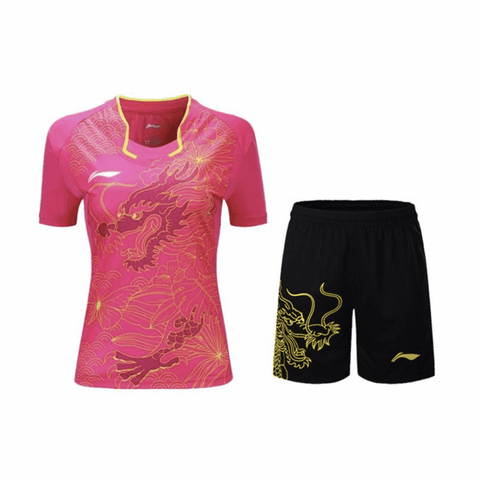 Li Ning Womens Olympic Shirt + Shorts, Shirts, Li Ning, Li Ning, Shirts, Womens, Table Tennis Hub, 