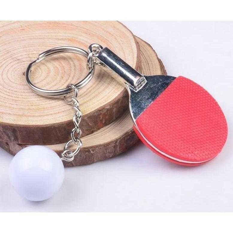 Mini table tennis Bat key ring - Table Tennis Hub Table Tennis Hub