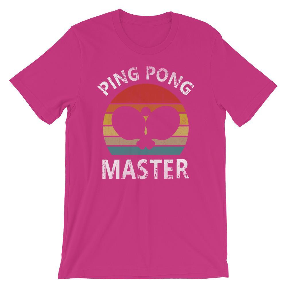 Ping Pong Master Table Tennis Funny T-Shirt - Table Tennis Hub