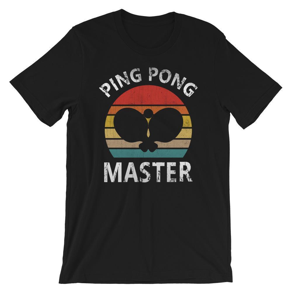 Ping Pong Master Table Tennis Funny T-Shirt - Table Tennis Hub