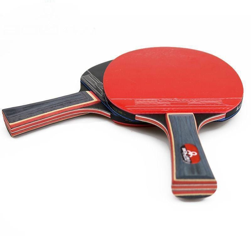 Portable Ping Pong Racket Set Table Tennis Blade of 2 Ping Pong Paddles + 1 Net + 4 Table Tennis Balls - Table Tennis Hub