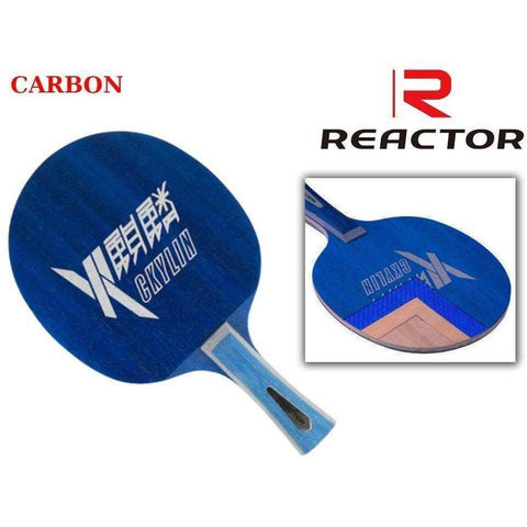Reactor Ckylin Blue Carbon 7 Ply Blade, Blade, Reactor, Carbon, Reactor, Table Tennis Hub, 