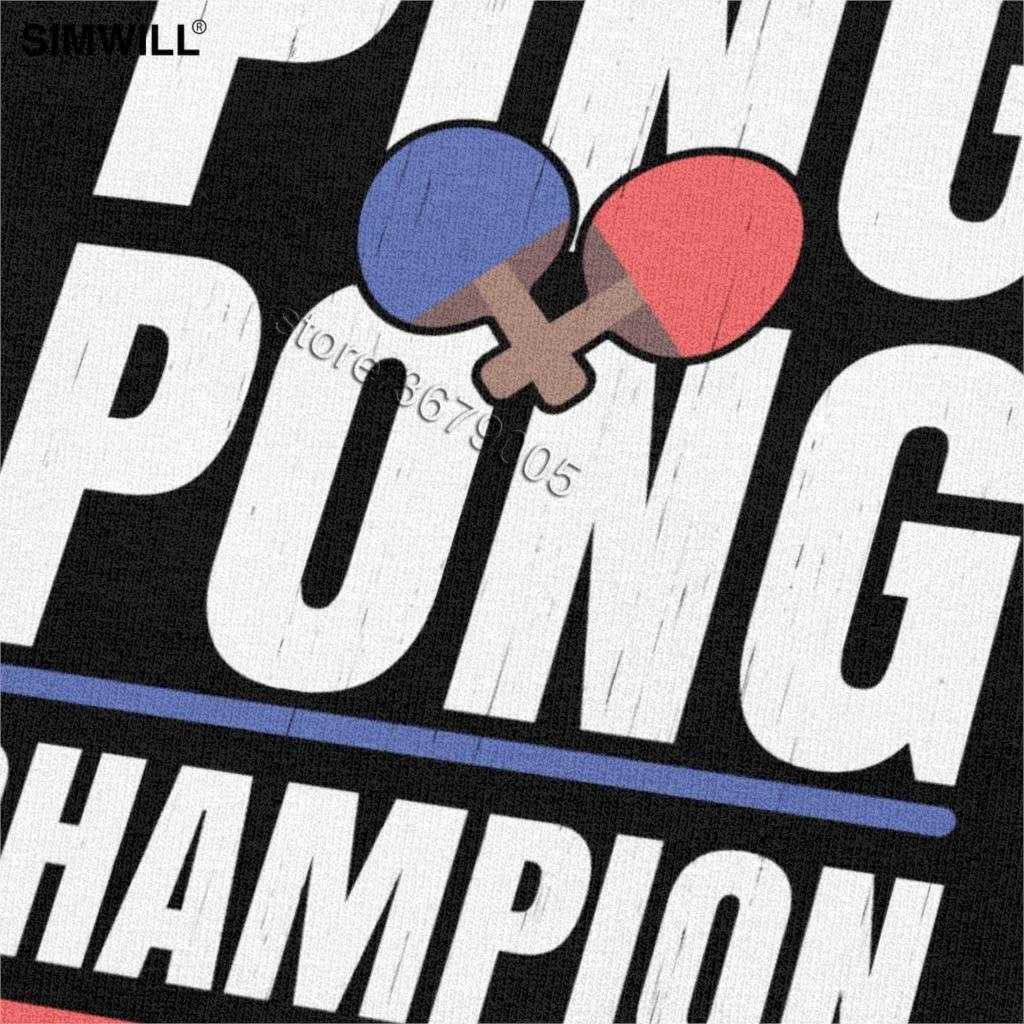 Retro Ping Pong Champion T Shirt - Table Tennis Hub