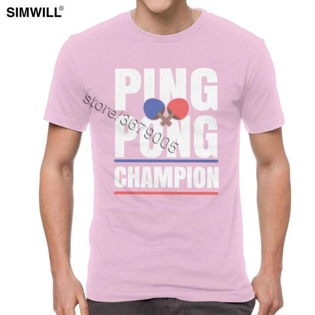 Retro Ping Pong Champion T Shirt - Table Tennis Hub