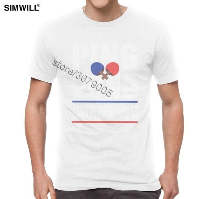 Retro Ping Pong Champion T Shirt - Table Tennis Hub