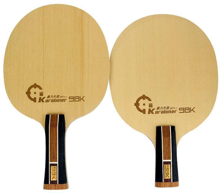 SANWEI Karabiner 98k 9+8ply Soft Carbon, OFF+ Blade - Table Tennis Hub