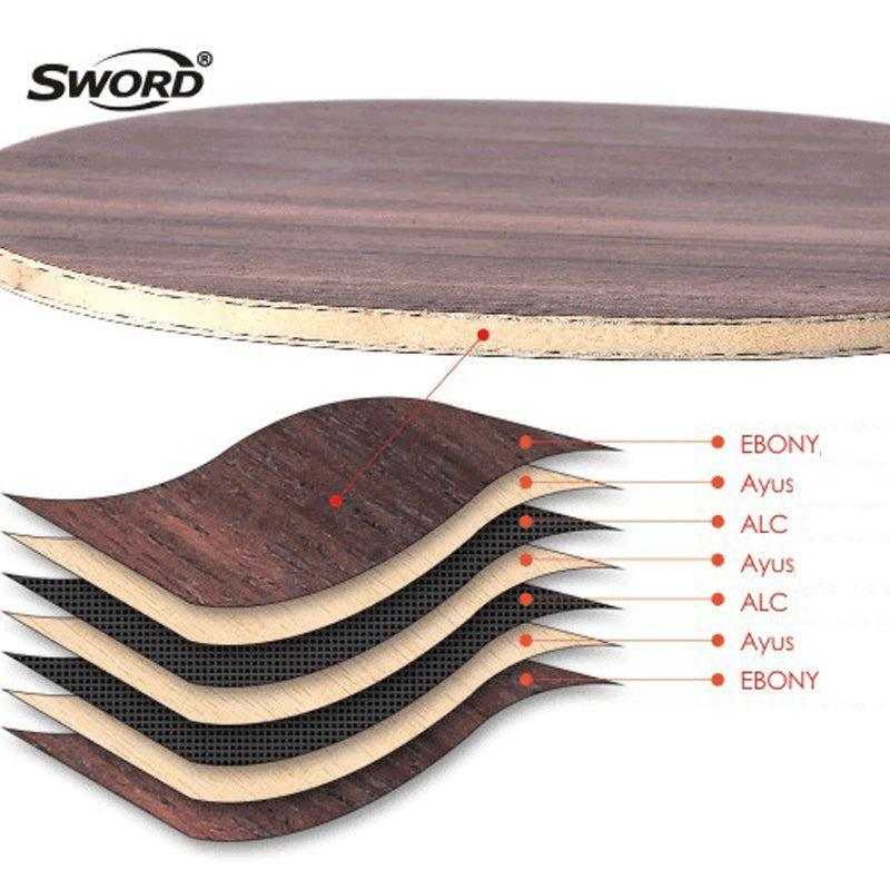 SWORD Black Gold PRO 7 Ply Blade - Table Tennis Hub