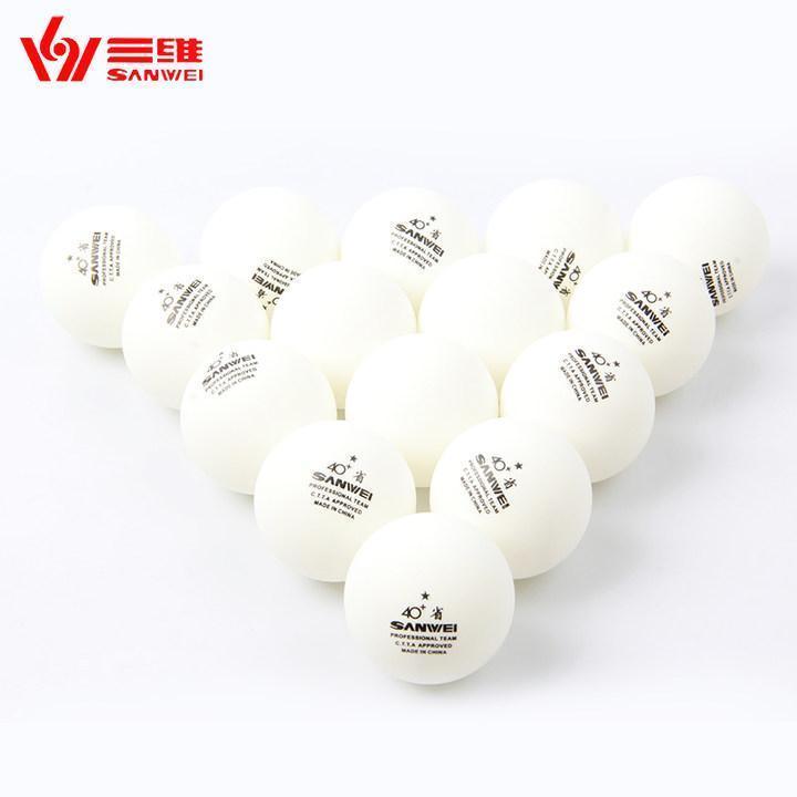 Sanwei 1-Star 40+ ABS x 100 Table Tennis Balls - Table Tennis Hub