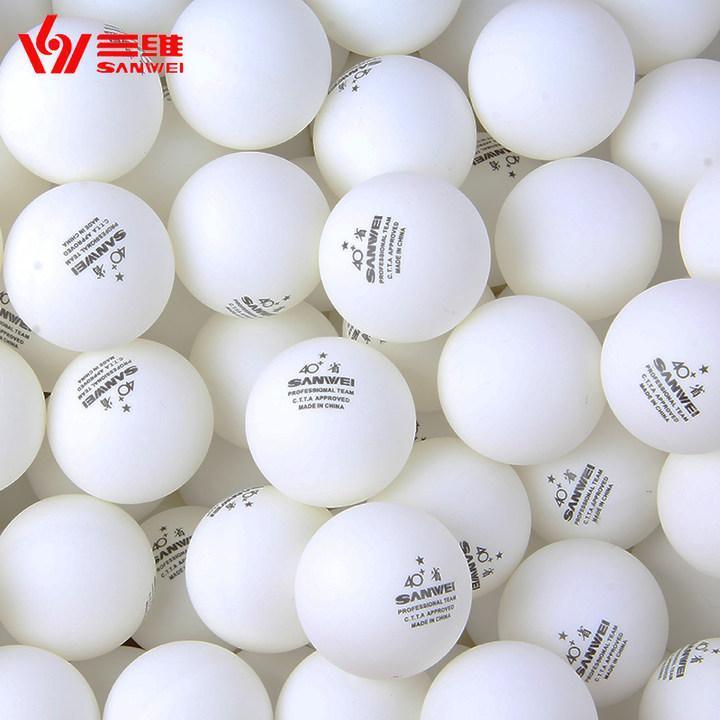 Sanwei 1-Star 40+ ABS x 100 Table Tennis Balls - Table Tennis Hub