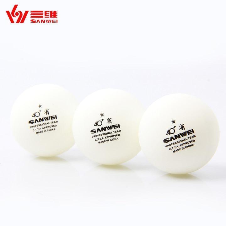Sanwei Plastic 40+ 1 Star Table Tennis Balls Without Box - Table Tennis Hub