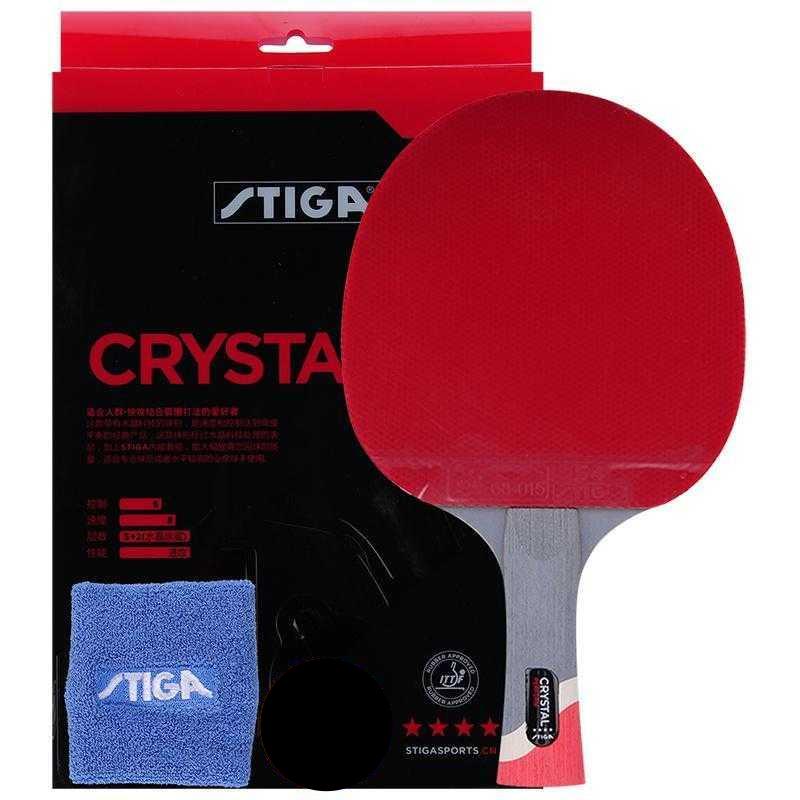 Stiga Pro Crystal carbon table tennis bat for intermediate players