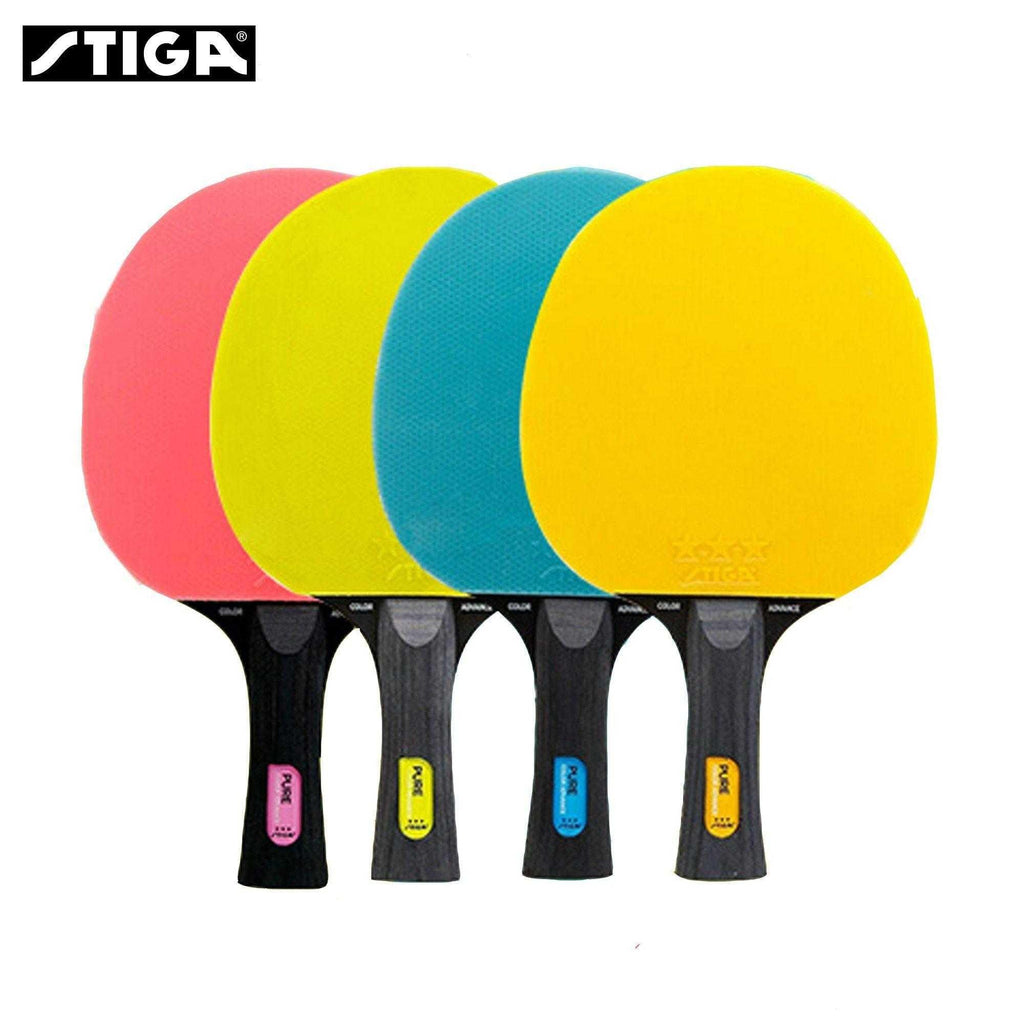 Stiga Pure Table Tennis Ping Pong Colourful Bat - Table Tennis Hub