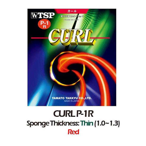 TSP Curl P-1R Long Pimples Table Tennis Rubber, Rubbers, TSP, Long Pimples, OX, Pimples Out, TSP, Table Tennis Hub, 