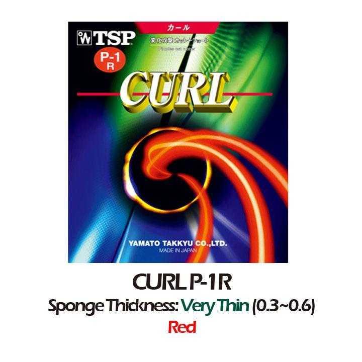 TSP Curl P-1R Long Pimples Table Tennis Rubber - Table Tennis Hub