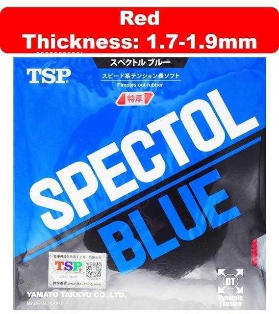TSP Spectol Red/blue Short Pimples Table Tennis Rubber - Table Tennis Hub