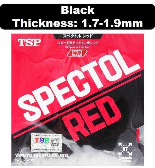 TSP Spectol Red/blue Short Pimples Table Tennis Rubber - Table Tennis Hub