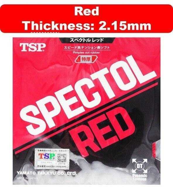 TSP Spectol Red/blue Short Pimples Table Tennis Rubber - Table Tennis Hub