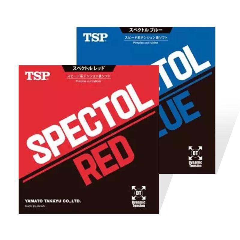 TSP Spectol Red/blue Short Pimples Table Tennis Rubber - Table Tennis Hub