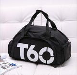 TTHub Gym Bag with Separate Shoe Pouch