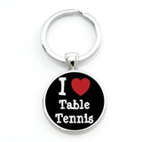 Table Tennis Key Ring, Accessories, Table Tennis Hub, Gifts, Key Ring, Table Tennis Hub, 