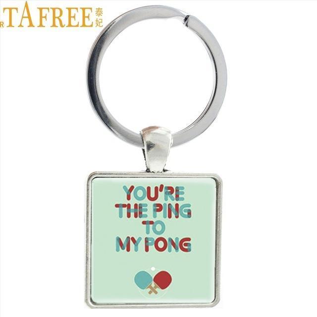 Table Tennis Key Rings 17 Designs - Table Tennis Hub