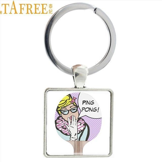 Table Tennis Key Rings 17 Designs - Table Tennis Hub