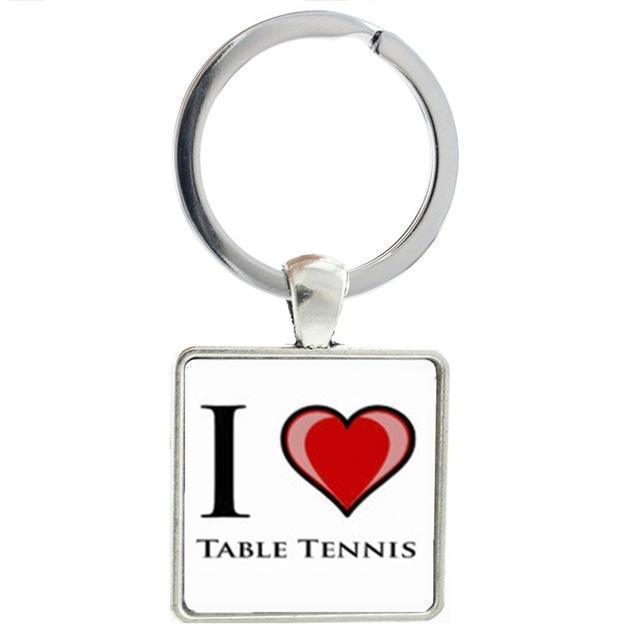 Table Tennis Key Rings 17 Designs - Table Tennis Hub