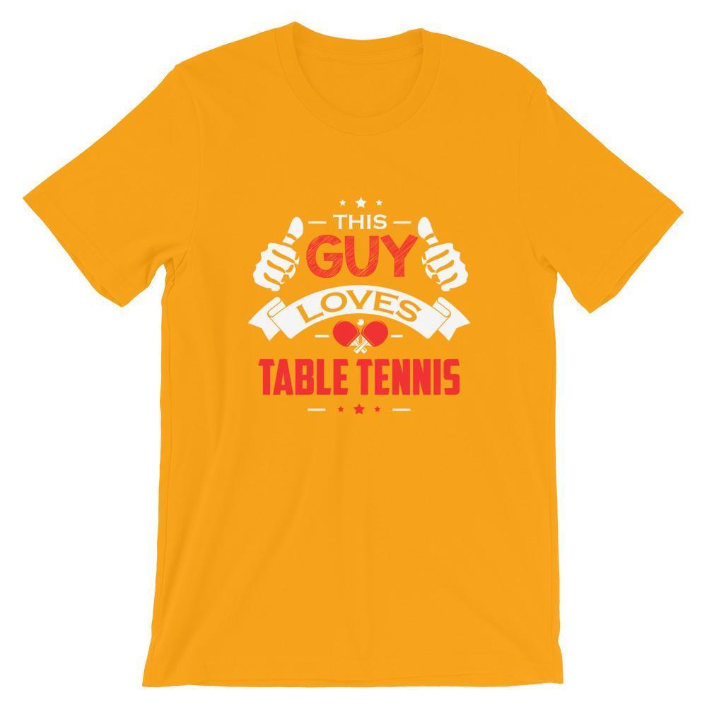 This Guy Loves Table Tennis T-Shirt - Table Tennis Hub