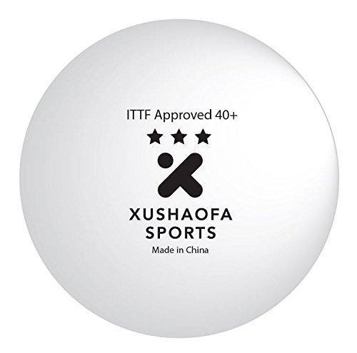 XUSHAOFA 40+ 3 Stars Table Tennis Balls (6 balls) - Table Tennis Hub